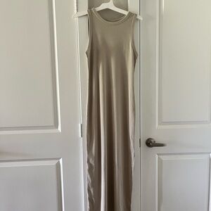 Universal Thread Sleeveless Tan Maxi Dress